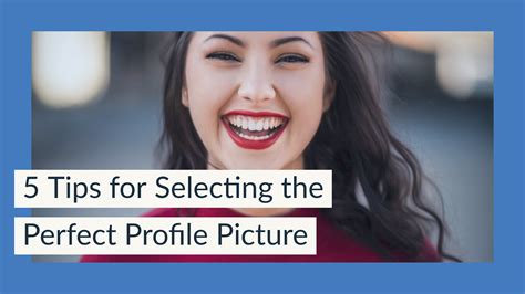 Select the Profile Picture