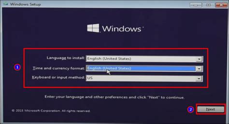 Selecting Installation Language