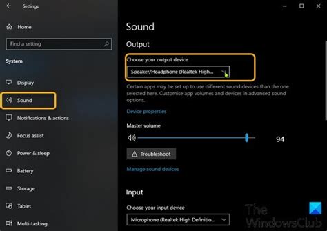 Selecting the Correct Audio Device
