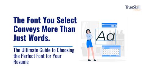 Selecting the Perfect Font