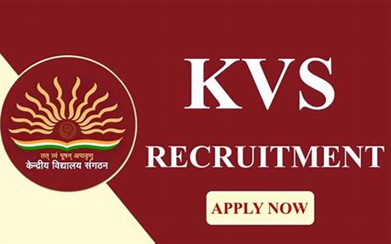 Selection Process For Kvs Vacancies