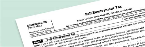 Taking Control of Your Future: A Guide to Navigating the Self Employment Tax Form