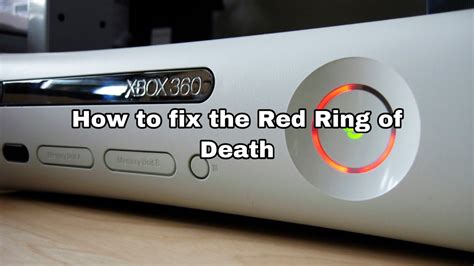 Self-Fix Xbox 360 Red Ring Of Death Problems