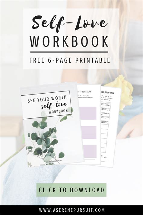 Self-love Workbook Printables Free