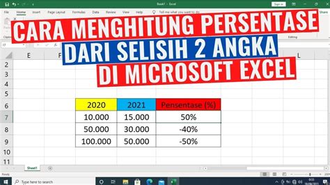 Selisih Di Excel
