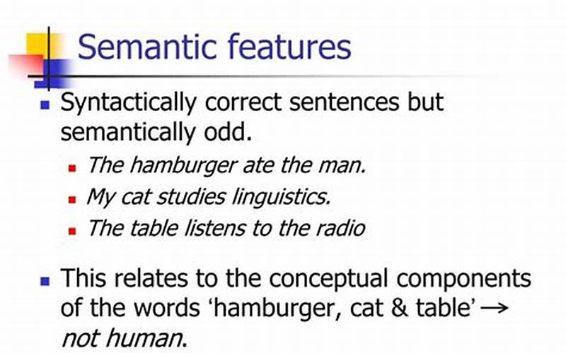 Semantic Meaning