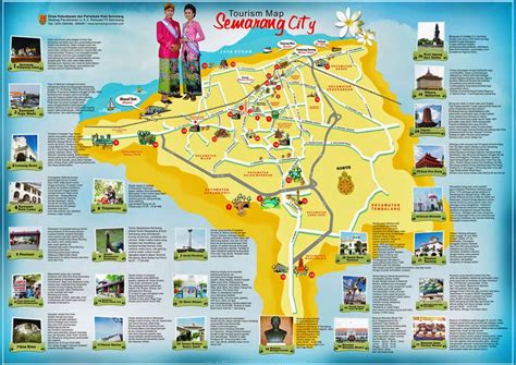 Semarang tourist map