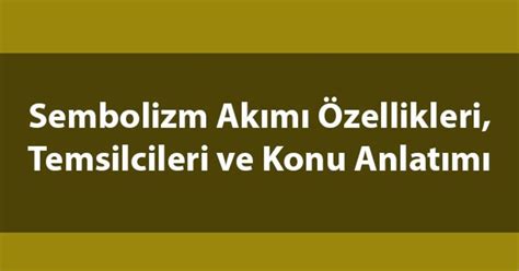 Sembolizm Görseli