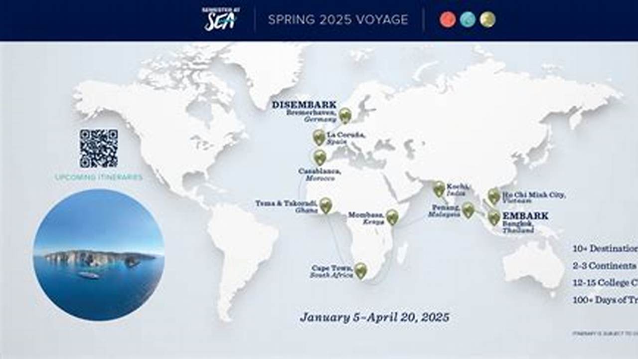 Semester At Sea Spring 2025 Calendar