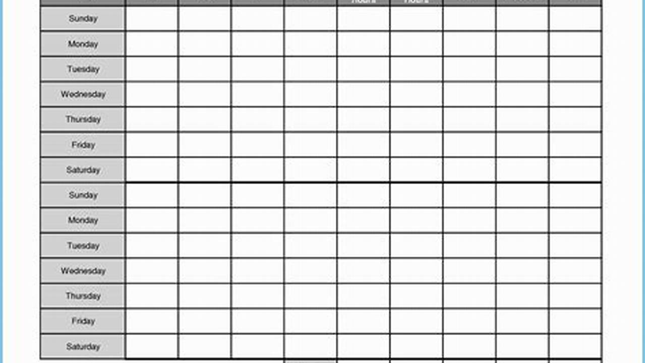 Semi Monthly Timesheet Template Excel: A Guide to Efficient Time Tracking