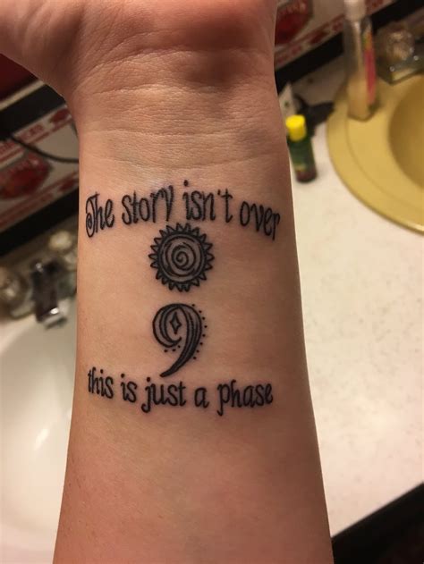 50 Semicolon Tattoos Ideas and Meaning The Semicolon Project