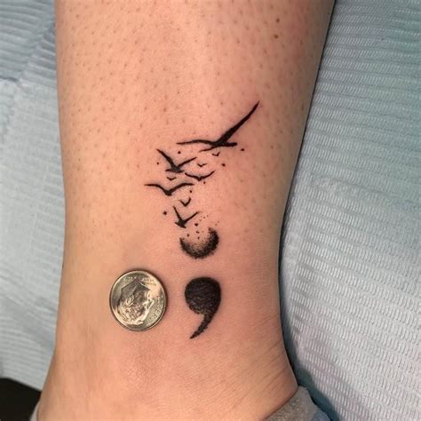 Semicolon Tattoo Flash
