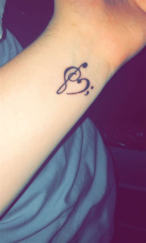Semicolon Tattoo Music Note