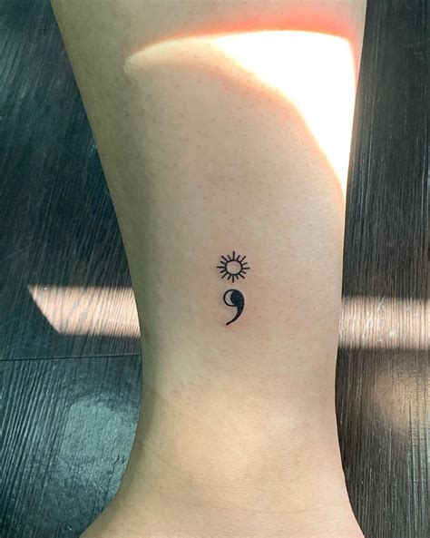 Semicolon Tattoo Pics