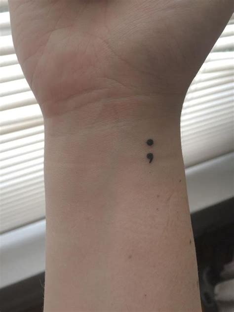 Best 25+ Semicolon tattoo placement ideas on Pinterest