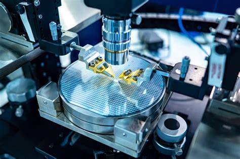 Proses manufaktur wafer semikonduktor di pabrik China yang menghadapi kendala pasokan HBM