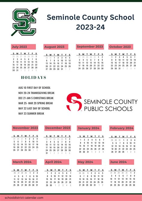 Seminole County Calendar