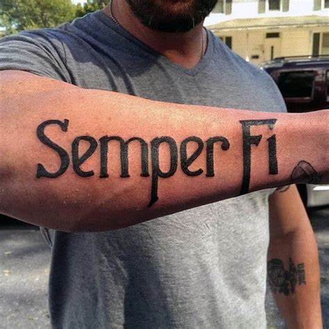 90 Marine Tattoos For Men Semper Fi Ink Design Ideas