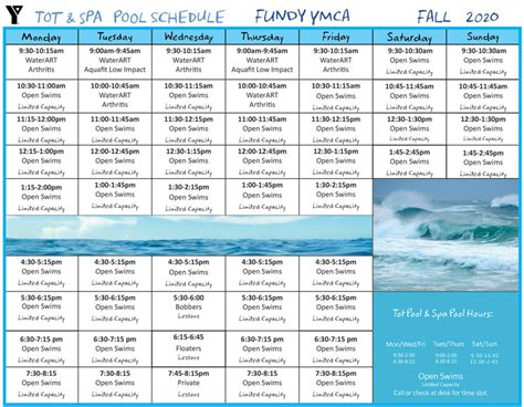 Sems Swim Calendar