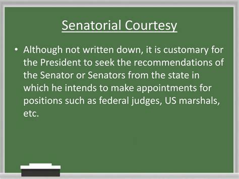 Understanding Senatorial Courtesy in Government: A Definitive Guide