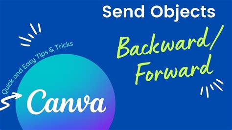 Send Directly Forward or Backward Your Object