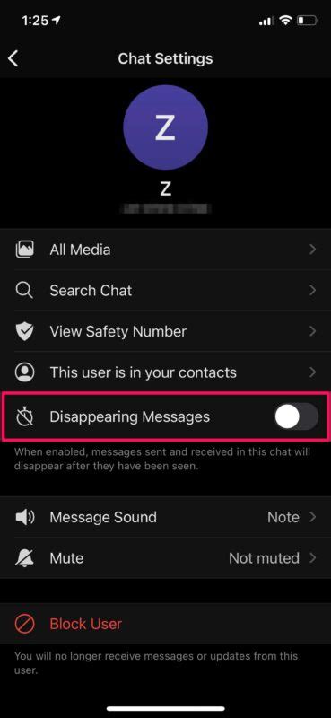 Send Disappearing Messages On Signal