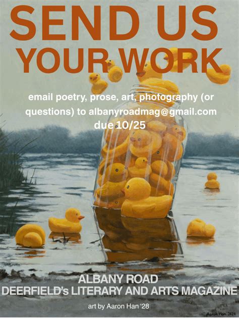 Send us your work!