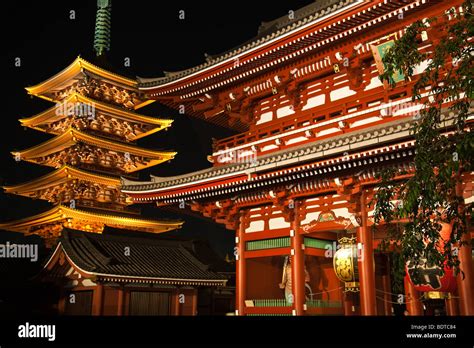 Sensoji Temple at night