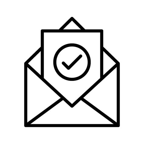 Sent Email Icon Vector