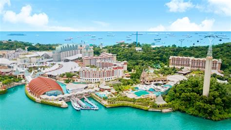 Sentosa Island View From Above