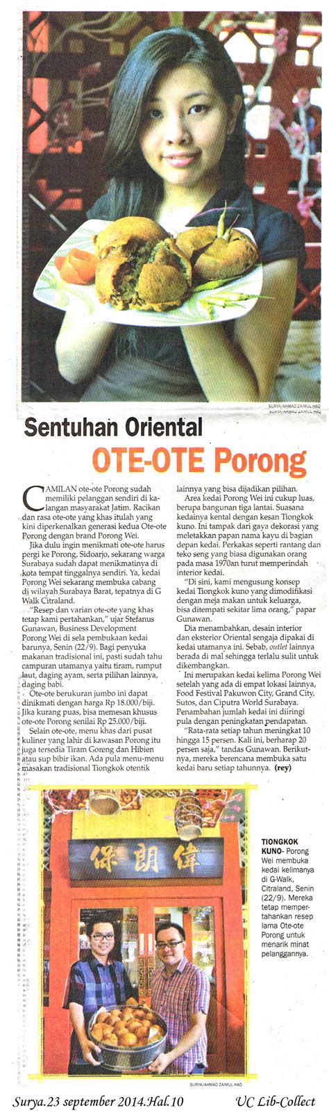 Sentuhan Oriental Ote-ote Porong – Library