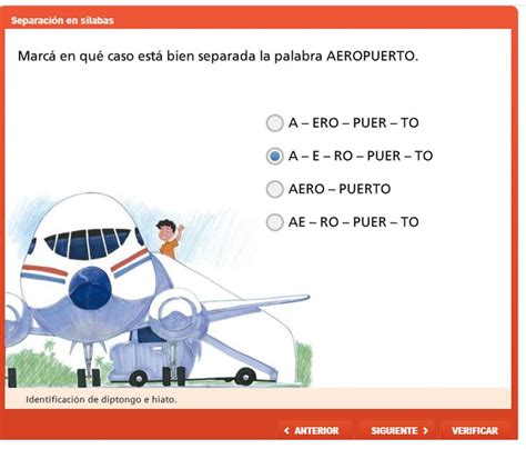 Separar En Silabas Aereo