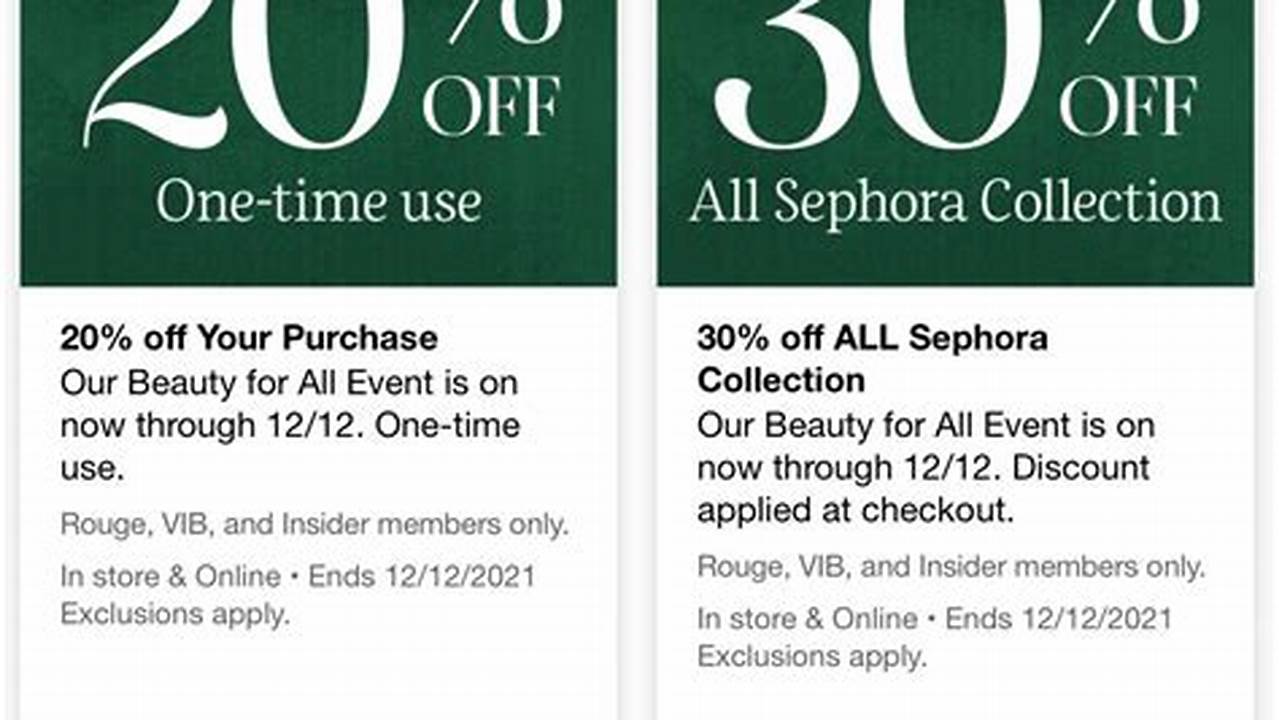 Sephora Coupon Code 20 Off 2025 Coupon Code