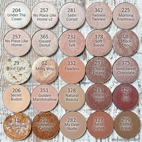 Sephora Eyeshadow Names