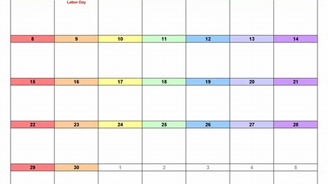 September 2024 Calendar Excel Download Pdf