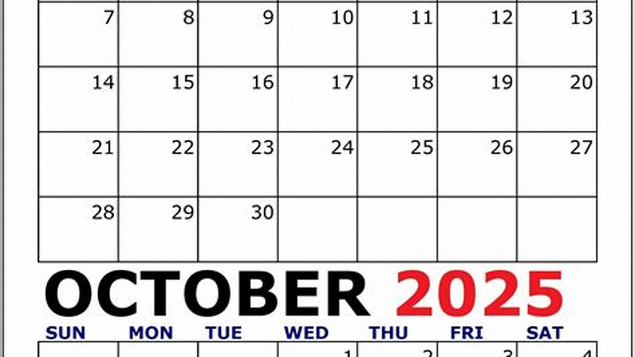 September And October 2025