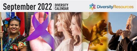 September Diversity Calendar