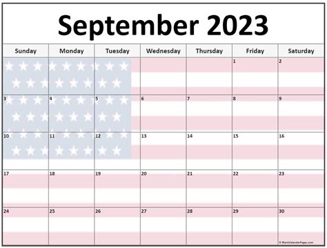 September 11 Calendar