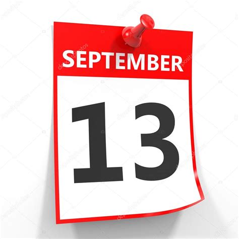 September 13 Calendar