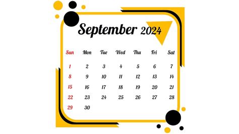 September 2024 Important Events