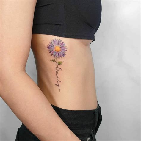 September Birth Flower Tattoo