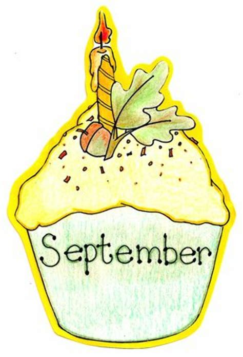 September Birthday Clipart Free