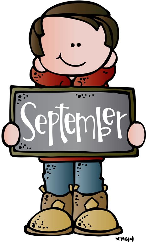 September Calendar Cartoon