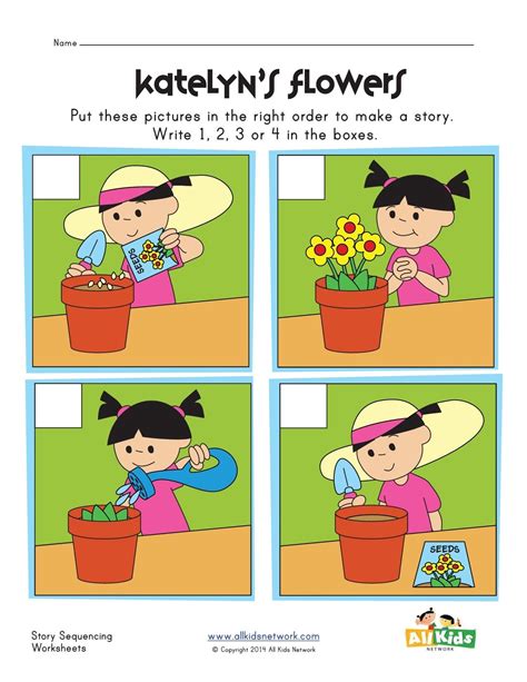 Sequencing Activities For Kindergarten Worksheets