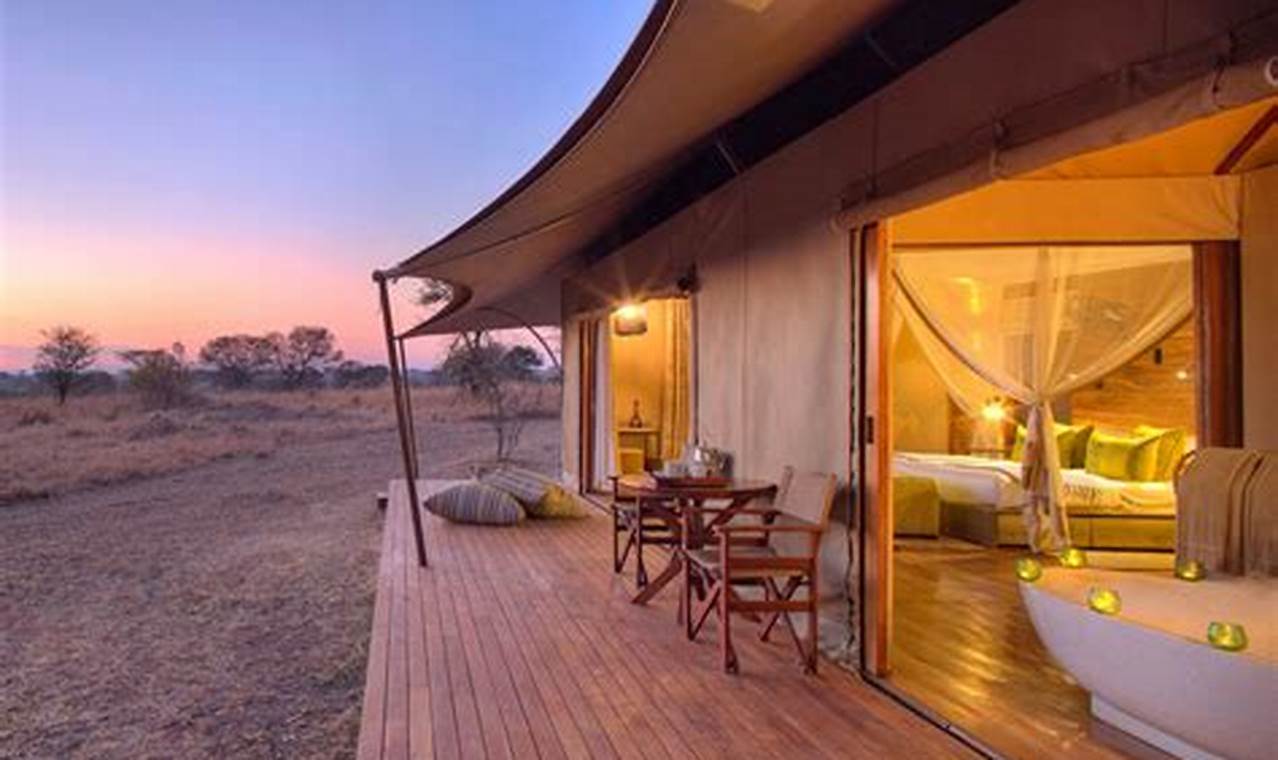 Serengeti safari lodges and luxury tented camps