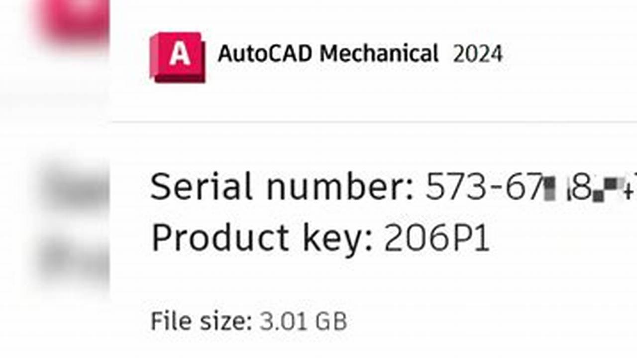 Serial Number For Autocad 2024
