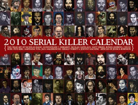 Serial Killer Calendar