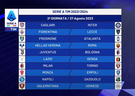 Serie A, ecco il calendario. Juve e Inter partono in trasferta. Big