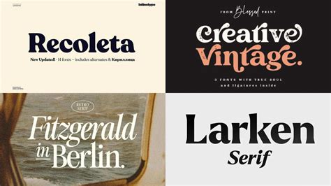 Serif & Sans Serif: Padu Padan Font Modern