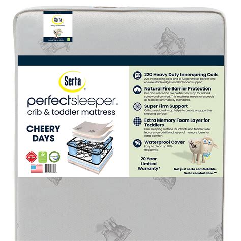 Sleep Soundly with Serta Perfect Sleeper Crib Mattress - The Ultimate Sleep Solution for Your Baby